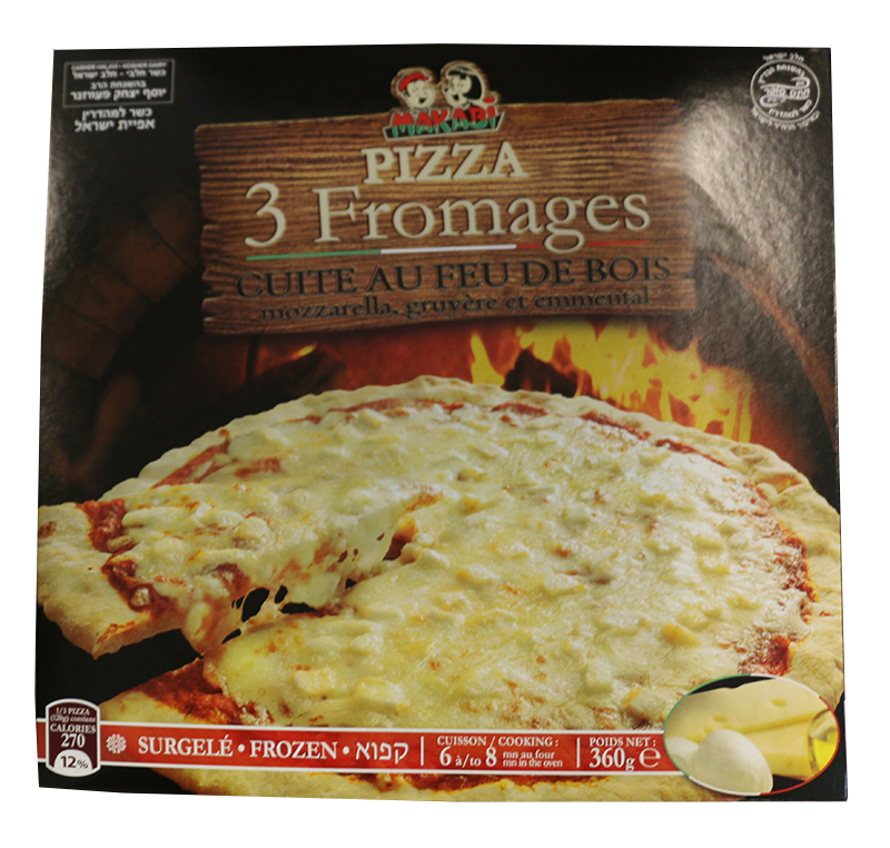 PIZZA TROIS FROMAGES SURGELEE